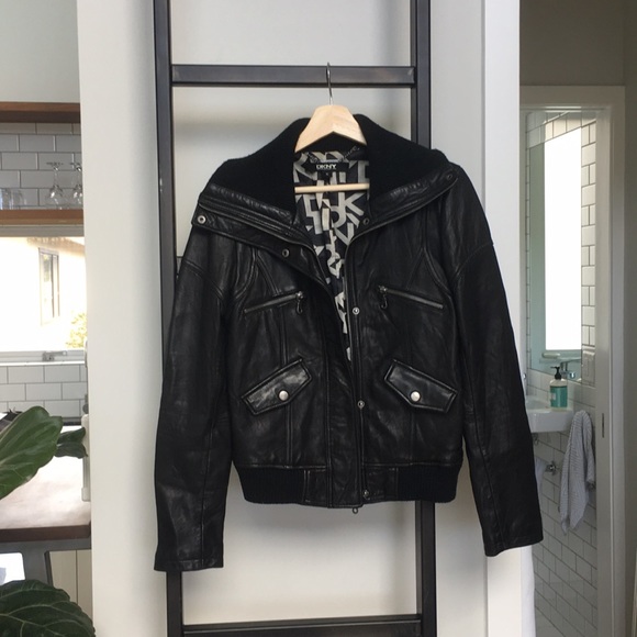 DKNY women’s leather jacket - Picture 1 of 8